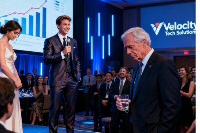 At his investor gala, my son-in-law called me a “washed-up shop teacher” and his family laughed at my career. I just smiled, left quietly, and filed one report… His $15m company collapsed.