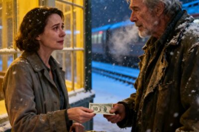 My husband left me for his secretary and took every penny I had. I sold my wedding ring to buy a train ticket. At the station, when I saw a man shivering from the cold, I gave him my last $10 so he could eat something warm… Three days later, a limousine stopped in front of the shelter where I was sleeping – and the driver said my name….