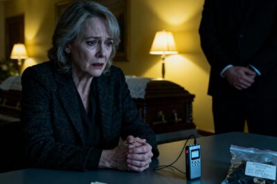 The night my husband died, the funeral director called me: “ma’am… You need to come immediately. We found something in his pocket.” his voice dropped: “and please don’t tell your children. This could put you in danger.” when I arrived and saw what they had taken out… I went completely cold.