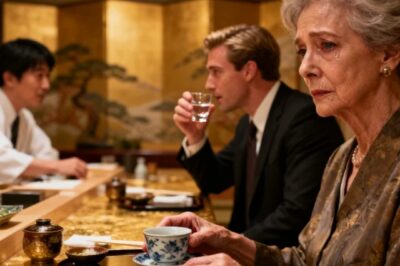 My son invited me to a business dinner with a Japanese client. I stayed silent, pretending I didn’t speak the language. Suddenly, I heard him say something that froze my blood. I couldn’t believe he would say that right in front of me!