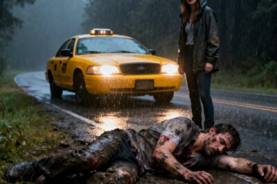 A pregnant cab driver picked up a vagrant on the highway and took him to the hospital. The next morning, she saw three black SUVS in front of her window and was stunned