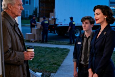 I was relaxing in my home when, at 5 A.M, the security guard called, his voice tight: “your son is here with his wife and movers. They say you need to move out. He claims he owns the house.” I took a slow sip of coffee and smiled: “let them in.” they were about to learn the truth.