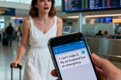 While I was waiting at the airport to board our plane for our honeymoon, my husband called to say he couldn’t make it because his ex-girlfriend had texted him about an “emergency.”