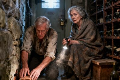 My son and his wife locked my wife and me in the basement of our house. While my wife panicked, I whispered, “quiet… They don’t know what’s behind this wall.” when they left, I moved a brick and showed my wife a secret I had kept hidden for 43 years…