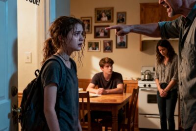 At 15, I Was Kicked Out in The Rain Because of a Lie My Brother Told. My Dad Yelled, ‘You’re Not Welcome in This House.’ I Didn’t Fight Back – I Just Walked. Two Weeks Later, He Laughed About It to His Friends… Not Realizing Mom Was Standing Right Behind Him.