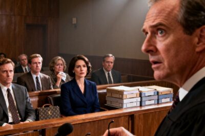 “We gave you every opportunity and you threw it away,” mom sobbed dramatically in court. Dad nodded. My lawyer stayed calm. Then judge Harrison stopped reading, looked up slowly: “wait. I read about this company in Forbes last week. Someone here is lying to my face…”