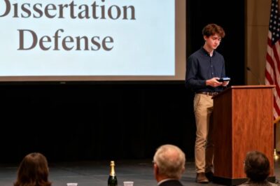 I defended my doctoral thesis and not a single family member came. Not even my fiancée…