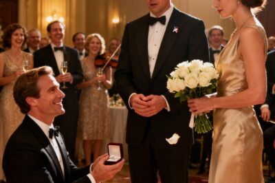 I entered my wife’s birthday party with flowers only to see my wife’s rich Ex lover on one knee proposing to her. ‘Will you leave your poor husband and marry me?’ then my wife said yes. So I walked away quietly and dropped my gift on the table. Minutes later after she opened my gift, I had 227 missed calls and someone knocked at my door.