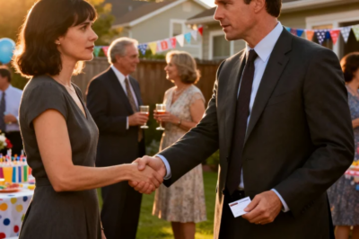 At my nephew’s birthday party, my brother introduced me to his colleague: “This is my sister. She doesn’t have a card-she works hourly.” The colleague’s handshake went limp. He pocketed his card and walked toward the successful parents. Then my nephew ran up with a toy: “Mommy says you drive the real aircraft carrier!” THE COLLEAGUE FROZE, MORTIFIED.