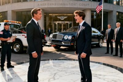 Park my Bentley, valet!” the new director tossed me his keys. I let them drop. “Pick them up!” he screamed. A tow truck pulled up. The driver asked me, “boss, which cars are we repossessing today?” I pointed at the Bentley. “Start with that one. It’s parked in my spot