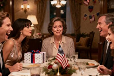 MY DAUGHTER SAID COLDLY AT THE FAMILY DINNER, “ONLY GOOD MOMS DESERVE A GIFT MY GIFT THIS YEAR IS ONLY FOR THE WOMAN I WISH WAS MY MOM, DAD’S WIFE.” I ONLY SMILED AND DIDN’T QUESTION HER. EVERYONE LAUGHED AS THOUGH I WASN’T EVEN THERE. THE NEXT MORNING, I…