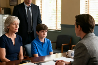 SCHOOL CALLED AT 11 AM. “SIR, THERE’S BEEN AN INCIDENT. PLEASE COME IMMEDIATELY.” I RACED THERE. WHEN I ARRIVED, MY MOTHER-IN-LAW WAS ALREADY IN THE PRINCIPAL’S OFFICE WITH MY SON. “HE’S FINE. I’LL TAKE HIM HOME, SHE SAID. THE PRINCIPAL LOOKED UNCOMFORTABLE. I PUSHED INTO THE ROOM. MY SON’S CONDITION. “WHAT HAPPENED?” THE PRINCIPAL HESITATED, THEN SHOWED ME THE SECURITY FOOTAGE. WHAT I SAW MY MOTHER-IN-LAW DO IN THE PARKING LOT 30 MINUTES