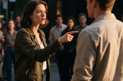 HE POINTED AT ME AND SAID, “YOU’RE NOTHING SPECIAL. A WOMAN LIKE YOU COULD NEVER STAND BESIDE A MAN LIKE ME.” PEOPLE STARED, AND THE SHAME BURNED MY SKIN. BUT THEN I FELT MY STRENGTH RISE. I STOOD UP AND SAID, “THANK YOU FOR SHOWING ME WHO YOU ARE.” AND I WALKED AWAY, LEAVING HIS CRUELTY BEHIND ME…