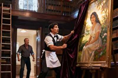 I was cleaning the mansion of the richest man in America when I uncovered a forbidden painting. When I pulled off the cloth, I froze it was my late mother. What he confessed next shattered everything I knew.
