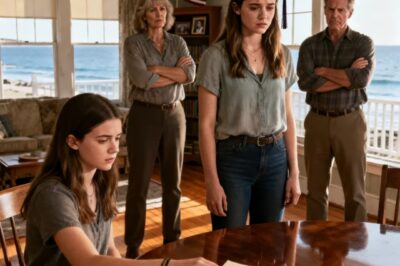 MY SISTER SLID A FORGED DEED ACROSS GRANDPA’S TABLE, MY PARENTS SMIRKING BEHIND HER, AND ORDERED ME TO START PACKING TONIGHT; I JUST NODDED, SAID OKAY, AND WALKED OUT-BECAUSE THREE WEEKS EARLIER I BECAME THE TRUSTEE WHO COULD MAKE THEM PAY WITH ONE SIGNATURE