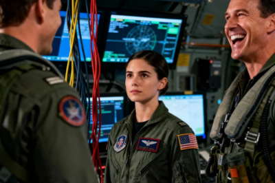 FIX THE CABLE AND GET OUT, TECH-GIRL,” MY STEP-BROTHER LAUGHED. “REAL PILOTS ONLY.” THEN THE ADMIRAL ENTERED. HE IGNORED THEM AND SALUTED ME. “THE BRIEFING IS YOURS, COMMANDER. VANCE