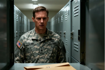 A SEALED NOTE | WAS LEFT ON MY LOCKER. I GAVE IT TO MY COMMANDER. HE OPENED IT, HIS HANDS SHAKING: “REPORT THIS – NOW.” AN HOUR LATER, AGENTS ARRIVED. IT WAS A WARNING U’S ARMY