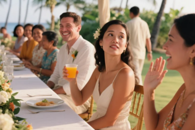 AT MY SIL’S WEDDING IN HAWAII, THERE WAS NO SEAT FOR ME. SHE SAID, “LOWBORN BLOOD IS DIFFERENT FROM OURS.” WHILE MY HUBBY AND THE ENTIRE FAMILY SNICKERED, I SAID, “I UNDERSTAND,” AND LEFT. THEY THOUGHT MY HUBBY HAD FUNDED THE ENTIRE WEDDING. 30 MINUTES LATER, WHEN I CANCELED…