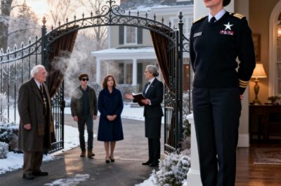 Dad threw me out when I got pregnant at 19. “You made your bed, now lie in it,” he said. 20 years later, my whole family came looking for me. At the gate, the butler paused and asked: “Are you here to see General Morgan?” Their jaws dropped