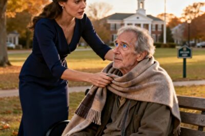 I WAS LATE TO MEET MY FIANCÉ’S MILLIONAIRE FATHER. I STOPPED TO GIVE MY LUNCH TO A HOMELESS MAN. I WALKED INTO THE MANSION… AND THE HOMELESS MAN WAS SITTING AT THE HEAD OF THE TABLE