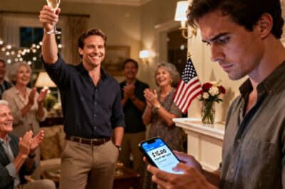 My brother-in-law raised his glass and bragged, “I’m flipping the family beach house easy profit.” I just smiled. He didn’t know I’d quietly bought that house years ago. He also didn’t know the contractor waiting outside was furious.