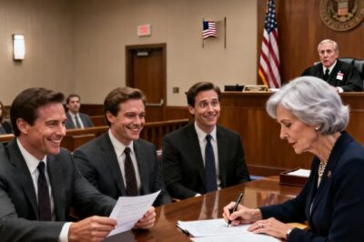 After my husband died, his kids said: “we want the estate, the business, everything.” my lawyer begged me to fight. I said: “give it all to them.” everyone thought I’d lost my mind. At the final hearing, I signed the papers. The kids smiled – until their lawyer turned pale when he read…