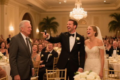 AT THE WEDDING, MY SON-IN-LAW GRABBED THE MIC AND MOCKED ME: “THIS OLD MAN PAID FOR EVERYTHING BECAUSE HE’S A DESPERATE IDIOT!” THE CROWD LAUGHED. I WALKED OUT SILENTLY. THE NEXT DAY, I CANCELED THE CHECK FOR THEIR $420,000 DREAM HOME. NOW I HAVE 97 MISSED CALLS.