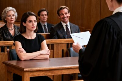 At the divorce hearing, my husband looked proud. “you’ll never touch my money again.” his mistress said, “that’s right, sweetheart.” his mother smiled. “She doesn’t deserve a cent.” the judge opened my letter, scanned it, then laughed hard. He said quietly, “oh, this is good.” they looked terrified.