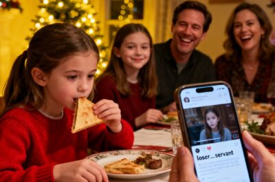 While My Daughter Was Setting the Table at Christmas, My Sister Recorded a Video of Her and Posted It on Facebook: “Look at This Loser’s Kid, She’s Young and a Servant.” My Parents Laughed. I Got Angry and We Left. The Next Day, My Sister Wrote, “Why Can’t I Withdraw $900 From Your Account?” I Smiled And replied…