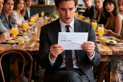 My fiancé said, “stop introducing me as your future husband. It makes me look like I settled.” I replied, “good to know.” that evening, I quietly removed my name from every guest list he had added me to. Two days later, he walked into a brunch with his friends… And the moment he saw what was placed at his seat, he forgot how to breathe.