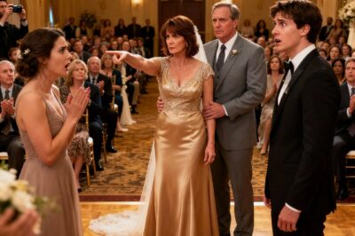 At my wedding, my son and DIL mocked my new husband in front of 400 guests: “That’s a stepfather? He’s a loser.” Their whole family laughed. Suddenly my husband’s men showed up and kicked everyone out. When I found out he was a billionaire, everything changed.