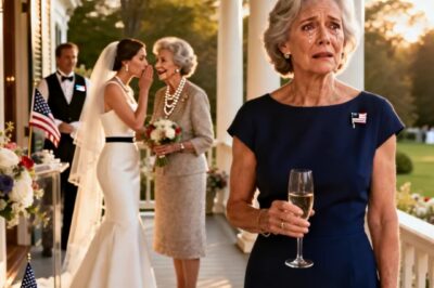 At my daughter’s wedding, I overheard her tell her rich mother-in-law: “she’s just a pathetic failure, nothing like you.” so I stood up during toasts and played a message her deceased father had recorded before he died. The room fell completely silent.