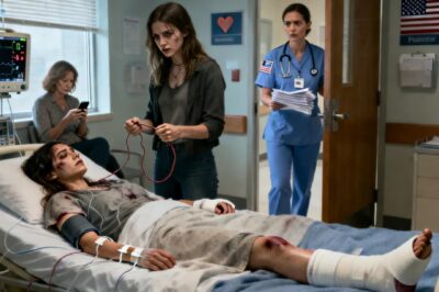 In my hospital room, my sister pulled my monitor cord and said, “you always fake being sick.” but the nurse outside heard everything. She walked in and said, “you’re not leaving – I called the police.” my sister turned white. My mom begged, but ten minutes later…