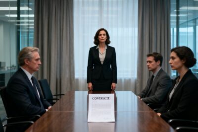 “Sorry to say, but you’re fired” my supervisor said, one day before my $4m bonus was due. I just nodded. An hour later, their lead lawyer read the clause I’d flagged. She slowly took off her glasses, looked at the Ceo, went pale, and yelled, “Brian, please tell me you paid her!!!”