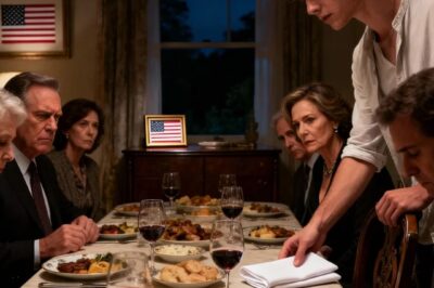 My parents looked straight at me. “You don’t deserve to be part of this dinner,” they said. I pushed my chair back and said, “then don’t touch the things I paid for.” everyone froze in silence.