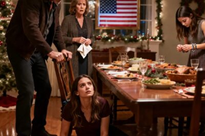 My stepdad pushed me at the Christmas table: “this seat belongs to my real daughter. Get out.” I fell to the ground in front of the whole family. But what he didn’t know is that very night I would change his life forever. When he woke up the next morning… 47 missed calls…