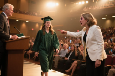 AT MY GRADUATION CEREMONY, MY SISTER STOOD UP AND SHOUTED, “SHE CHEATED HER WAY THROUGH COLLEGE!”. THE ENTIRE AUDITORIUM STARED. I WALKED TO THE PODIUM, ACCEPTED MY DIPLOMA, AND… WHISPERED TO THE DEAN… WHO SMILED AND NODDED
