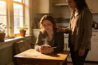 YOUR SISTER’S MOVING IN. DON’T MAKE A FUSS,” MY PARENTS SAID OVER FAMILY DINNER. THEY NEVER ASKED-JUST PACKED A TRUCK AND SHOWED UP. BUT WHEN THE DOOR OPENED, IT WASN’T ME STANDING THERE- IT WAS A STRANGER WITH…