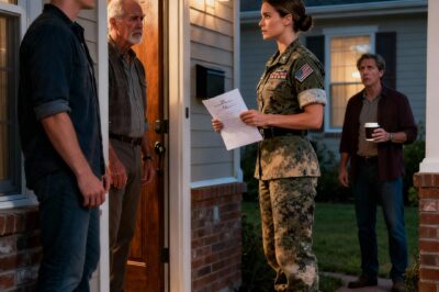 While I Was Stationed In Okinawa, My Dad Sold My House To Pay Off My “Deadbeat” Brother. When I Came Home, They Stood On The Porch Laughing: “You’re Homeless Now.” I Just Smiled. “What’s So Funny?” They Snapped. I Said, “The House You Sold Was Actually…”