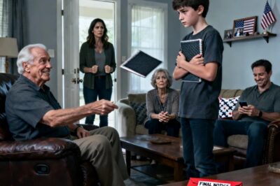 “THIS EMPTY NOTEBOOK IS ALL YOU’LL NEED,” DAD MOCKED, THROWING IT AT MY SON. MY SON CAUGHT IT SILENTLY. I LOOKED AT THE SOME PAPER ON DAD’S TABLE THAT CHANGED EVERYTHING…