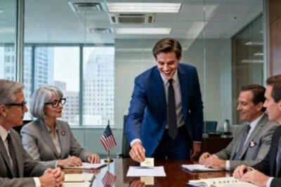 MY 29-YEAR-OLD CEO LAUGHED WHEN I HANDED HIM MY BUSINESS CARD AFTER HE EXILED ME TO A FOLDING TABLE, BUT HE DIDN’T KNOW I HAD ALREADY DOCUMENTED EVERY ILLEGAL DECISION HE MADE AND TRIGGERED THE CONTINUITY CLAUSE THAT WOULD END HIS CAREER IN MINUTES WHILE I BECAME HIS REPLACEMENT.