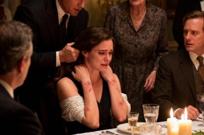 At the restaurant, my son-in-law pulled my daughter’s hair in front of everyone. His father cheered, “that’s how it’s done! She needs to learn her place.” my daughter wept. Shaking with pure rage, I stood up and did something they will never forget.