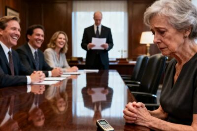 My husband died and left me one item: a phone locked with a password. My children mocked me while they took over the $50 million company, the mansion, and all the cars. Humiliated and alone, i tried everything to unlock it. On my 70th birthday, it unlocked itself and started to ring. A voice said: “happy birthday, love. You finally made it to 70. Now the real game begins.” what he said next made me drop the phone…