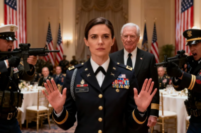 PUT YOUR HANDS WHERE WE CAN SEE THEM!” THE OFFICERS SHOUTED AS I STOOD IN FULL UNIFORM AT THE MILITARY BANQUET. MY FATHER SMILED COLDLY: “I TURNED YOU IN.” BUT HE NEVER KNEW… WHO I WAS WORKING FOR