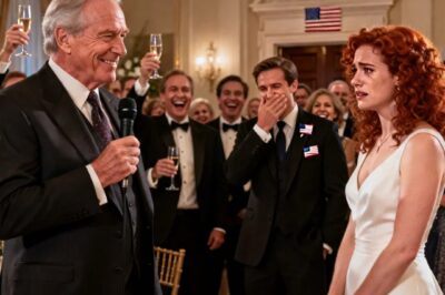 My fiancé’s dad joked at our engagement party: “my son is marrying 10 rungs below him.” I laughed and said: “he’s right.” then I took the mic, thanked him for his honesty, and announced the wedding was off. What he did when I handed his son the bill for the entire party…