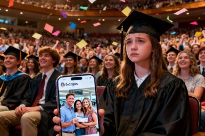 ON MY GRADUATION DAY, I SAW ON INSTAGRAM THAT MY FAMILY SURPRISED MY SISTER WITH A TRIP TO ITALY. MY MOM COMMENTED, “SHE’S THE ONLY ONE WHO MAKES US PROUD.” SO I JUST SMILED, LOGGED INTO THE BANK ACCOUNT, AND CLICKED “WITHDRAW.”