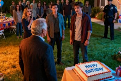 At my father’s 68th birthday party, he asked me in front of 50 guests, “James, tell me, did that $200,000 I gave you cover your student debt?” I was stunned and quickly asked back, “What $200,000, dad? I’m here drowning, living in my car with $180,000 in loans destroying my credit!” The room went silent as my brother’s face went ghost white. Twenty minutes later, police arrived…