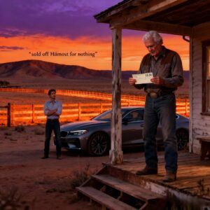 MY SON SOLD MY $4 MILLION RANCH WITHOUT TELLING ME. THEN HE HANDED ME A $15,000 CHECK AND SAID: “GO LIVE FAR AWAY FROM HERE.” I JUST LAUGHED. HE HAD NO IDEA WHAT I HAD DONE A FEW DAYS EARLIER…