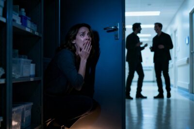 “I RAN TO SEE MY HUSBAND IN THE OPERATING ROOM. SUDDENLY, A NURSE WHISPERED TO ME: ‘QUICK, MA’AM, HIDE AND TRUST ME! IT’S A TRAP!’ AND 10 MINUTES LATER… I FROZE WHEN I SAW HIM. IT TURNS OUT THAT HE…”