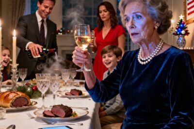 Christmas dinner at my son’s house looked perfect. The table was set, everyone smiling-until my phone buzzed from an unknown number: “come home. Now.” I whispered, “who is this?” the voice said, “trust me. Leave immediately.” I stood up and walked out. When I opened my front door… I couldn’t believe what I saw.